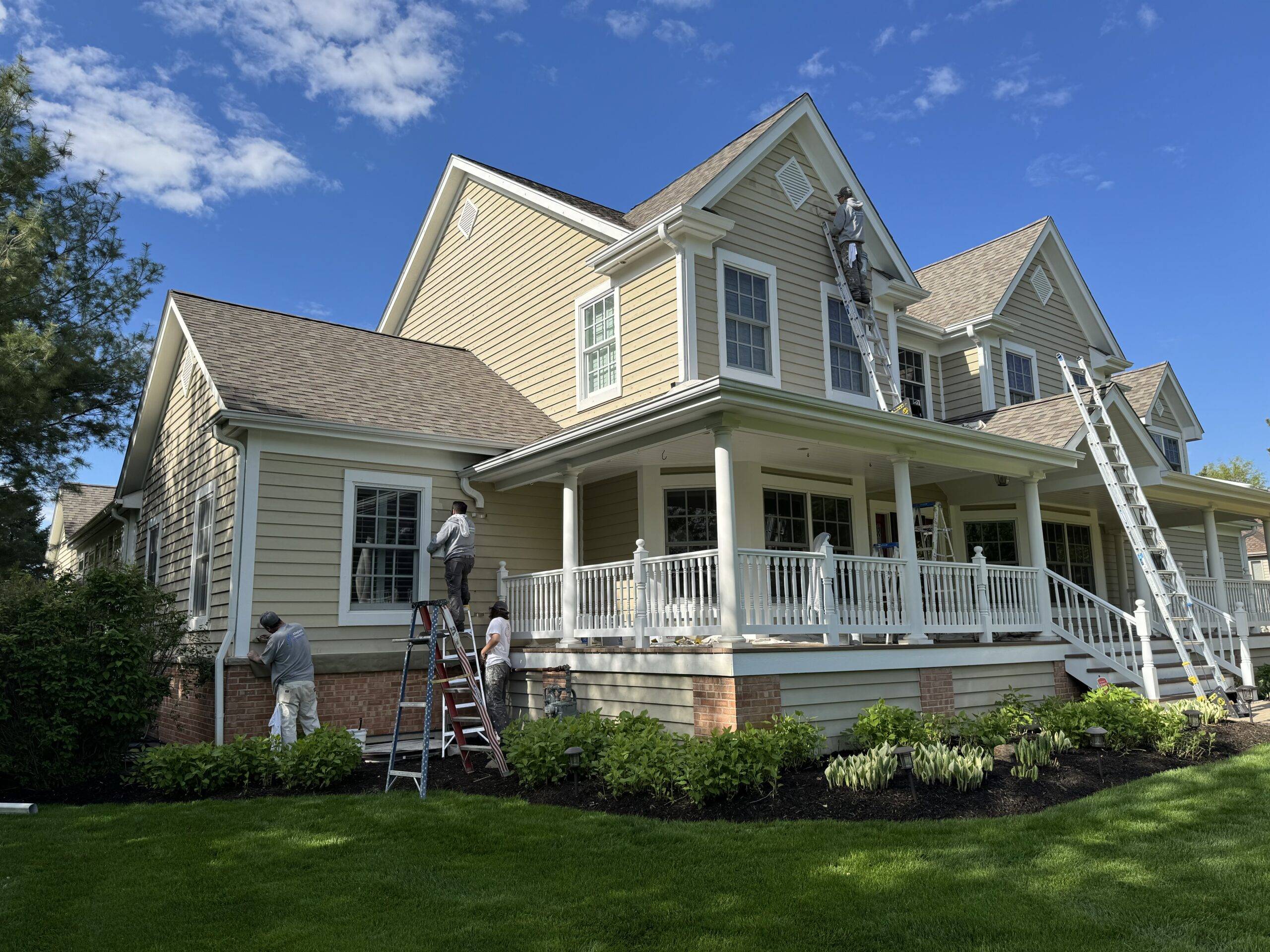 residential exterior painting in Illinois