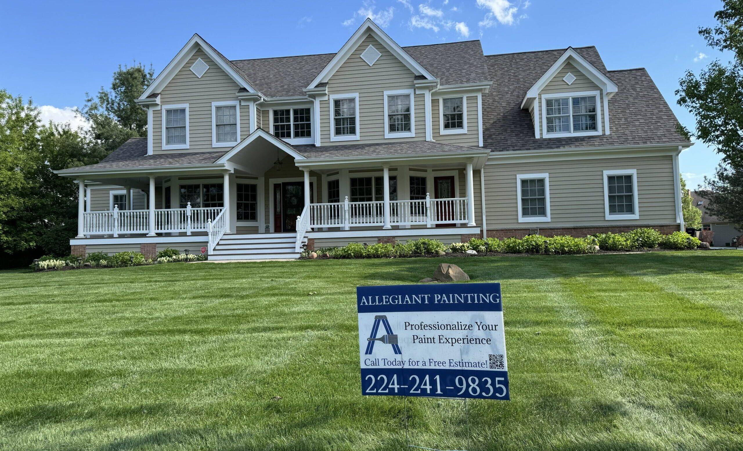 residential painting in McHenry, Illinois