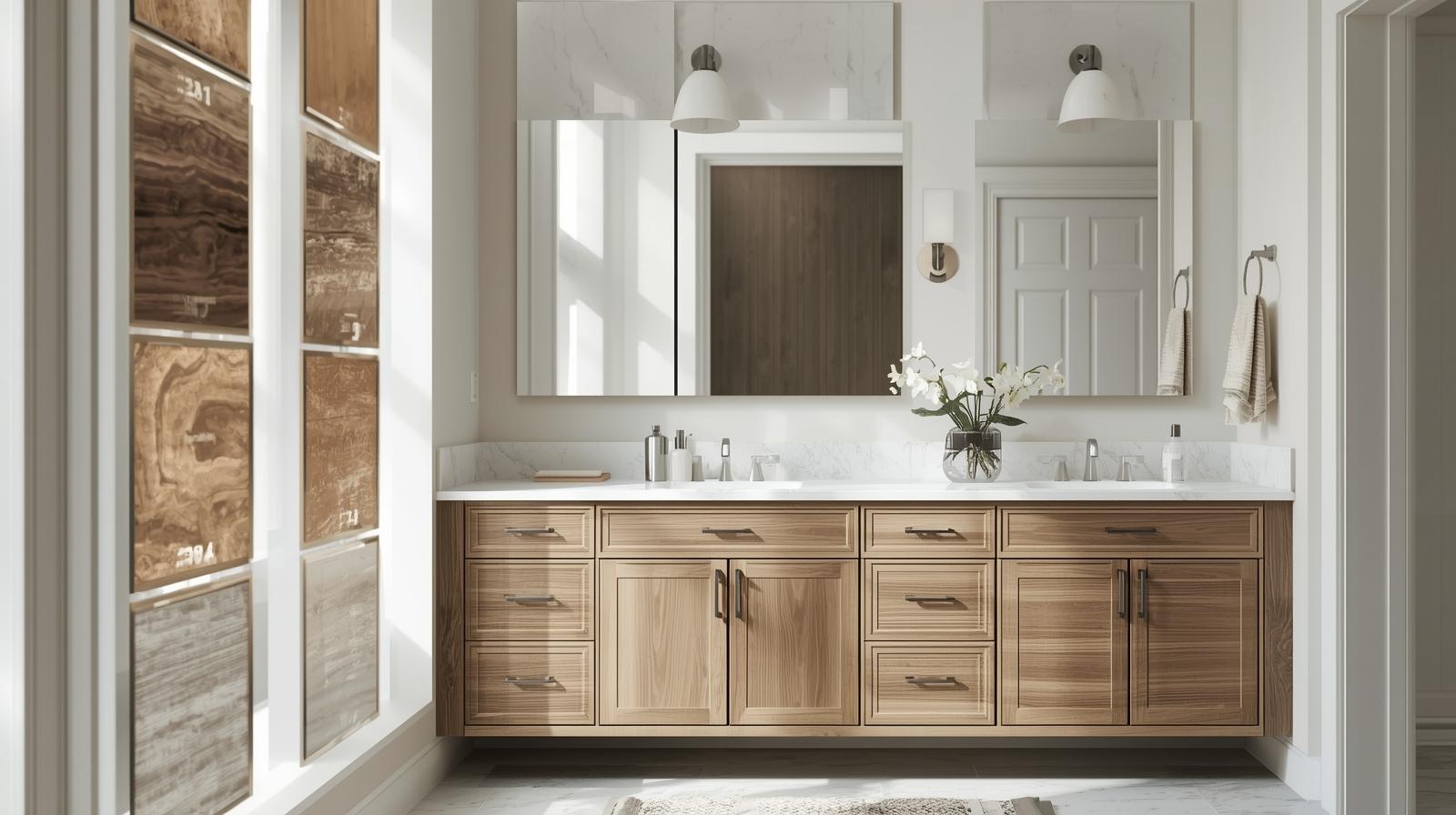 refinished bathroom cabinets in McHenry, IL