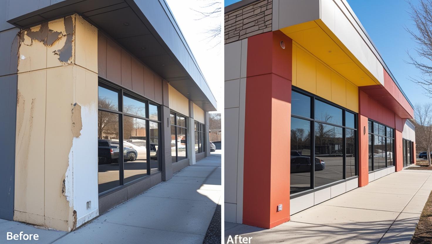 commercial repaint in McHenry, Illinois